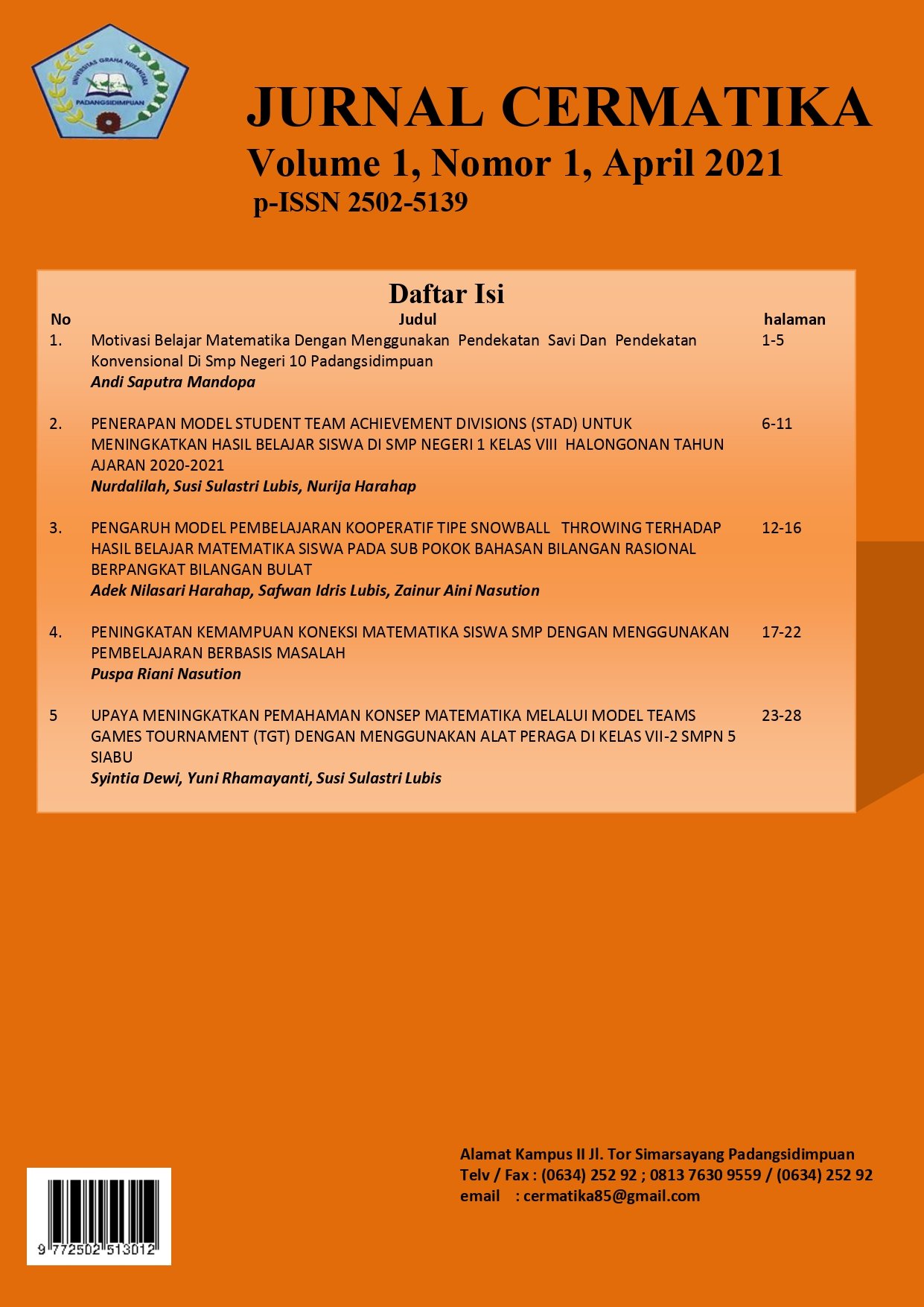 PENGARUH MODEL PEMBELAJARAN KOOPERATIF TIPE SNOWBALL   THROWING TERHADAP HASIL BELAJAR MATEMATIKA SISWA PADA SUB POKOK BAHASAN BILANGAN RASIONAL  BERPANGKAT BILANGAN BULAT